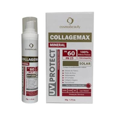 Imagem de Protetor solar Collagemax Mineral Fps60 colágeno antiage Cosmobeauty