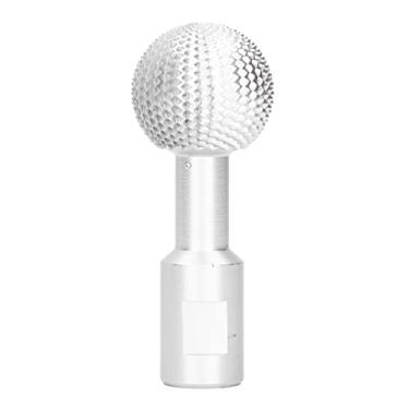 Imagem de Vomeko Lixa esférica de 14 mm, lixa rotativa para marcenaria, gravação e polimento com três limas sobressalentes (prata)