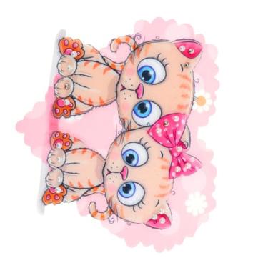 Imagem de Tofficu Adesivo de criança Decoração de roupas Decoração de criança Decoração de sacolas remendo de roupa patch de gato canteiro de flores tridimensional Bandeira bebê 3d Acessórios
