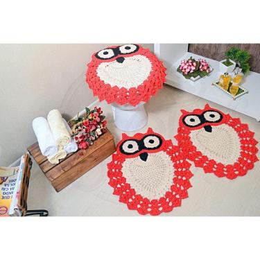 Imagem de Jogo de Banheiro de Crochê Romilda