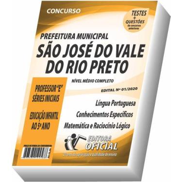 Imagem de Apostila Prefeitura De São José Do Vale Do Rio Preto - Professor "E" -