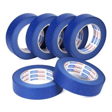 Imagem de Fita adesiva azul para pintura UV Anti da ADHES, Blue(0.94"wide), Pack of 6Roll
