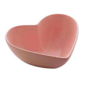 Imagem de Bowl em cerâmica Lyor Heart 14x13x5cm rosa