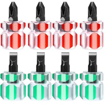 Imagem de Máquina de costura Chave de fenda Máquinas-ferramentas de costura Chave de fenda pequena com cabeça plana e cabeça Phillips para projetos de costura de montagem DIY (Pacote de 8)