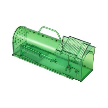 Imagem de Armadilha de rato humana reutilizável, segura para crianças e animais de estimação - Armadilha de rato interno/externo, fácil de configurar, armadilhas duráveis para ratos, design durável e fácil de