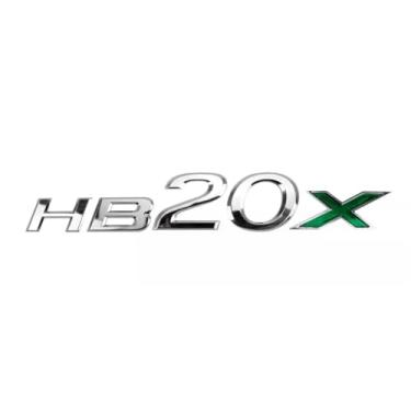 Imagem de Emblema Letreiro Hb20x Cromado P/ Hb20 Hatch De 2014 A 2019