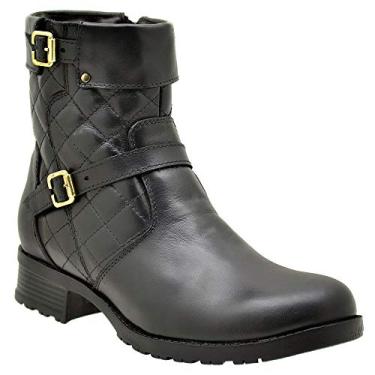 Imagem de COTURNO FEMININO ATRON FLEX COURO 9109 PRETO (39, 9109 PRETO)