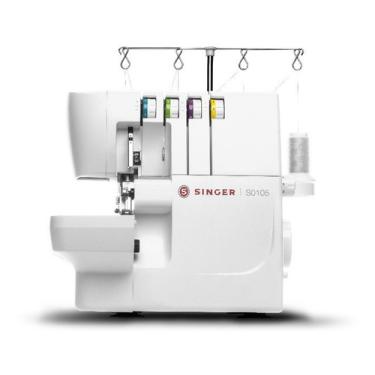 Imagem de Máquina De Costura Overlock Singer Overlock S0105 Portátil Branca 127v S0105