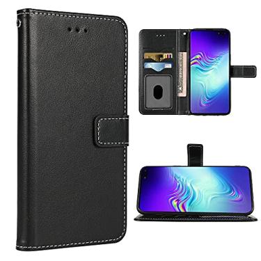 Imagem de FDCWTSH Capa carteira compatível com Samsung Galaxy S10 5G e alça de pulso couro com alça flip suporte suporte para cartão acessórios celulares capas de telefone para Glaxay S105G Galaxies S 10 G5