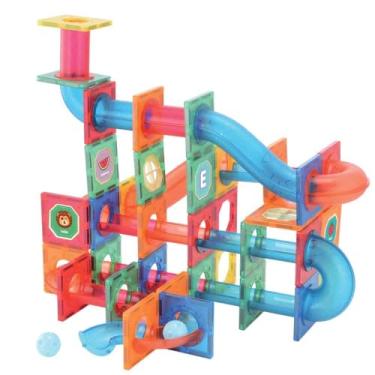 Imagem de DM Toys Blocos de Montar Blocks Magneticos 118 Peças