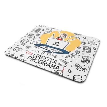 Imagem de Mouse Pad Garota de Programa Programação Programadora DEV - Elicomics