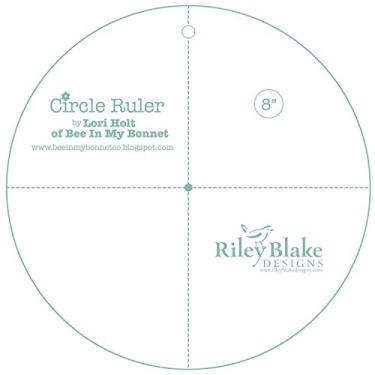 Imagem de Riley Blake Circle Ruler 8"-STR4157