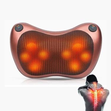 Imagem de Almofada Shiatsu com Nota Fiscal: Travesseiro Elétrico Relaxante - F7 