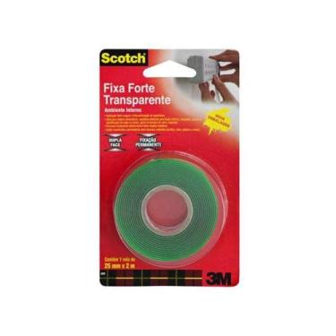 Imagem de Fita Fixa Forte Transparente 200x2,5cm - Scotch