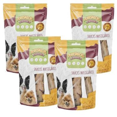Imagem de Petisco para cachorro Costela Bovina Puresnacks Natural 4un