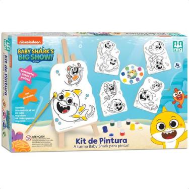 Imagem de Kit de Pintura Infantil Baby Shark Nig Brinquedos