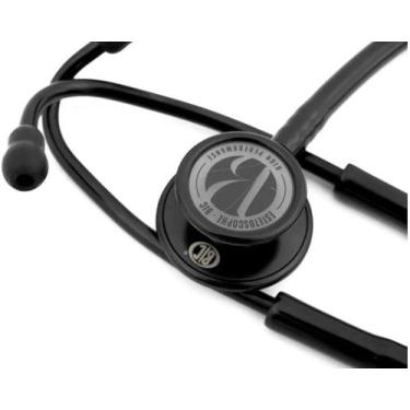 Imagem de Estetóscopio Bic Eternity Adulto E Pediátrico Duplo Inox,  Preto Total