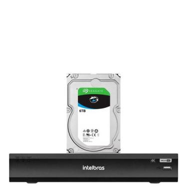Imagem de Dvr Intelbras 08 Canais Imhdx 5108 Detecção de veículos e pessoas Com 
