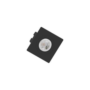 Imagem de Spot Embutir MR11 Quadrado Preto Face Plana - SaveEnergy - Save Energy