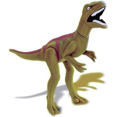 Imagem de Dinossauro Velociraptor Adijomar Brinquedos Meninos 860, Verde