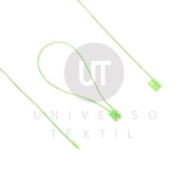 Imagem de Lacre de Autenticidade para Tag de Roupas com 1 Ponta Verde Neon 1000 