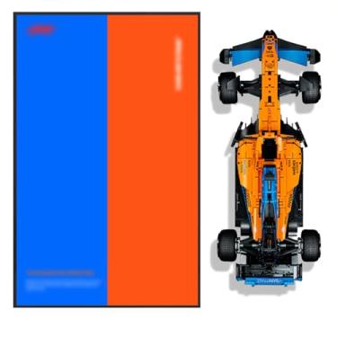 Imagem de ZZFENGKR Car Wall Mount for Lego Mclaren F1 42141, Display Wallboard for Adult Collectibles, Building Blocks, Gifts for Lego Lovers (Excluding Cars)