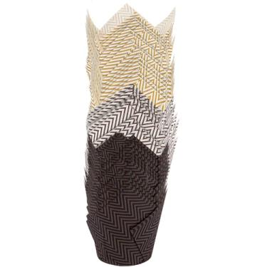 Imagem de BlueSky Copos para assar tulipas Chevron (pacote com 150) - Perfeito para eventos e celebrações, grande, marrom, natural, branco