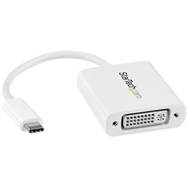 Imagem de StarTech. com Adaptador USB C para DVI - Branco - 1920 x 1200 - Conversor de vídeo USB tipo C para seu monitor DVI D (CDP2DVIW)