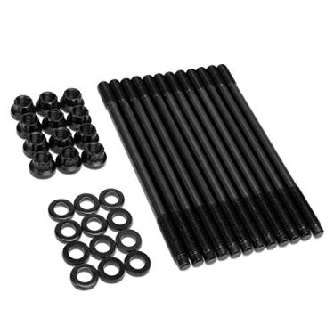 Imagem de DNA Motoring LEPOW-020 Chromoly Conjunto de porcas de cabeça de cilindro de 12 pontos