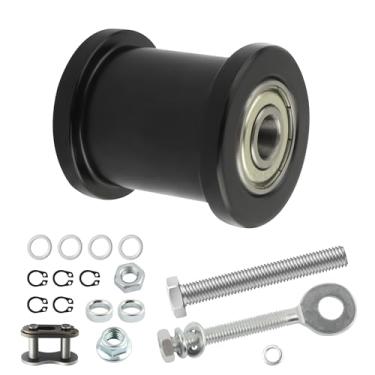 Imagem de 1-3/4 polegadas Mini tensor de corrente de bicicleta, tensor de corrente de bicicleta para ajustar a tensão da corrente, tensor de corrente de velocidade única acessórios de motocicleta compatíveis