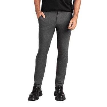 Imagem de Calça Social Masculina Lado Avesso Alfaiataria Cinza - LH176-Masculino