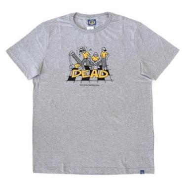 Imagem de Camiseta Drop Dead Boombox Gang - Cinza Mescla-Masculino