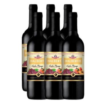Imagem de Cooler Vinho Rosé De Pêssego Halberth 750ml 6 Und