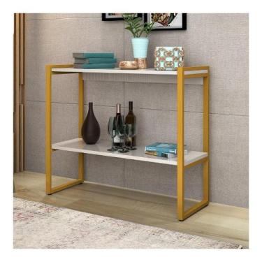 Imagem de Aparador Estilo Industrial Madeira Sala Cozinha Moderno Luxo - CS MOVE