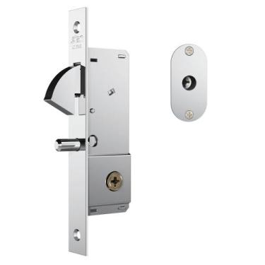 Imagem de Fechadura Stam 1940 Porta De Correr 23mm Inox Chave Tetra