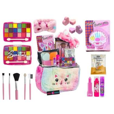 Imagem de Maleta De Maquiagem Completa Infantil minha gatinha - Delikadas Makeup