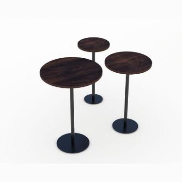 Imagem de Mesa Lateral Redonda Trisal Rovere Marsala - Take a Seat!