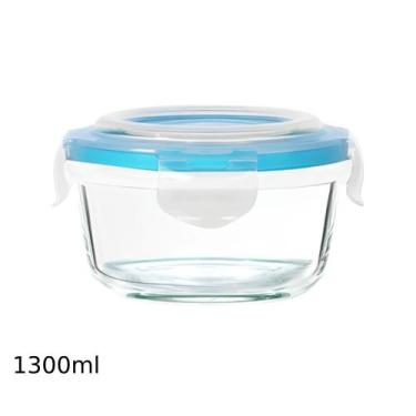 Imagem de Pote Hermético de Vidro Redondo Wunderhaus 1,300ml