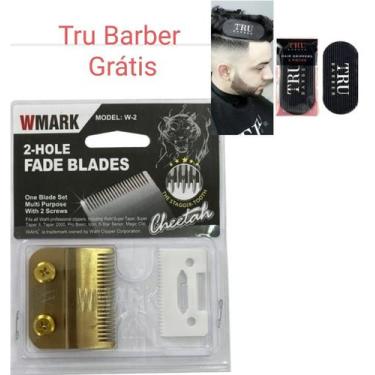 Imagem de Lamina Fade Com Cerâmica Para Maquina Corte De Cabelo - Wmark