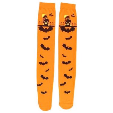 Imagem de Meia Calça - Noite do Terror Laranja - Halloween - 1 unidade - Cromus 