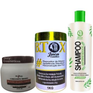 Imagem de Kit B.tox Capilar Redutor de Volume 1kg Juca + Condicionador Cupuaçu 5