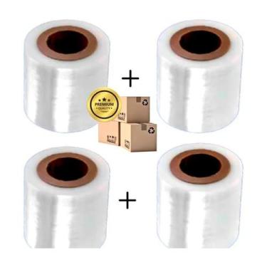 Imagem de Kit Promocional Com 4 Filme Stretch 100 Mm X 0,025 Mm "Virgem" - LEMA 
