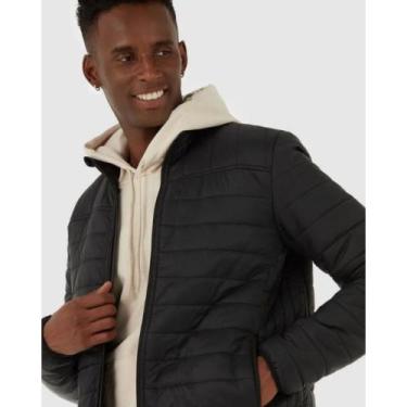 Imagem de Jaqueta Puffer Masculina Malwee Ref. 103923, Preto, GG