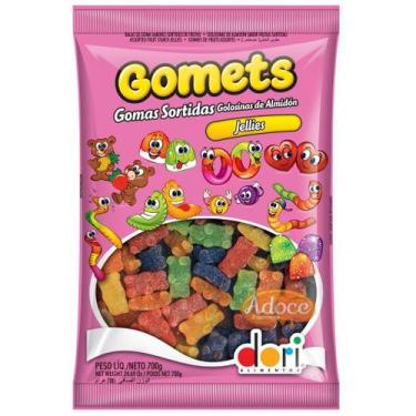 Imagem de Bala goma gomets frutas 700g dori