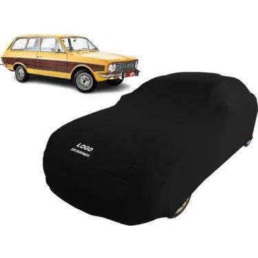Imagem de Capa Carro Antigo Ford Belina Com Elástico Melhor Fixação - Mz, Preta