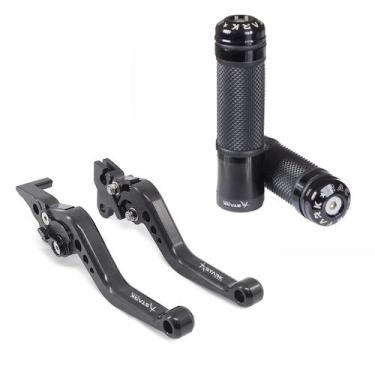 Imagem de Kit Manete Manopla Esportivo Nx 200 400 Falcon Bros Tornado Xr 300 Xlx