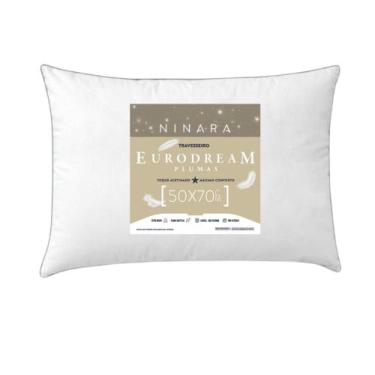 Imagem de Travesseiro Eurodream Plumas Toque Acetinado 50x70x5 - Ninara