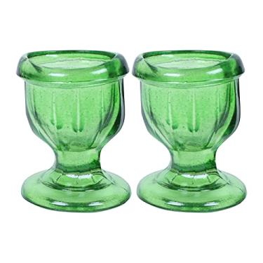 Imagem de Copo de vidro para lavagem dos olhos com design de engenharia para ajustar os olhos para uma limpeza eficaz superior, borda suave, ajuste confortável - com recipiente de armazenamento, alívio calmante