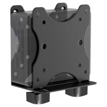 Imagem de Suporte Multifuncional para Mini CPU, Montagem Atrás do Monitor, Capacidade 5kg
