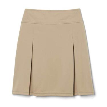 Imagem de French Toast Patinete com pregas para meninas, Caqui, 3 Anos